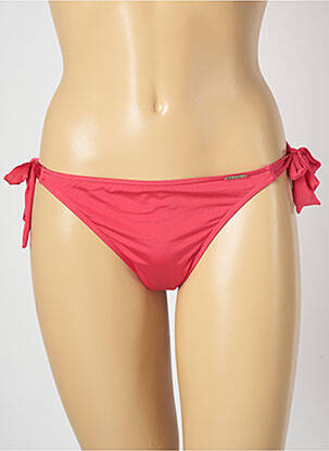 Bas de maillot de bain micro fibres bikini rouge BANANA MOON femme