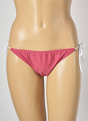 Bas de maillot de bain fermeture liens à nouer bikini rose BANANA MOON femme