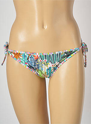 Bas de maillot de bain imprimé fantaisie bikini vert BANANA MOON femme