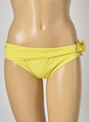 Bas de maillot de bain stretch culotte jaune BANANA MOON femme