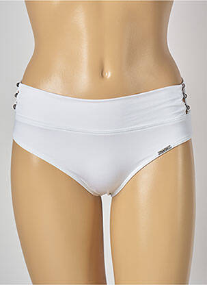 Bas de maillot de bain stretch culotte blanc BANANA MOON femme