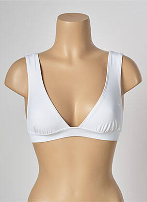 Haut de maillot de bain stretch blanc BANANA MOON femme