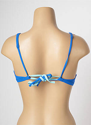 Haut de maillot de bain stretch bleu BANANA MOON femme