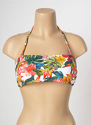 Haut de maillot de bain stretch haut soutien-gorge moulé vert BANANA MOON femme