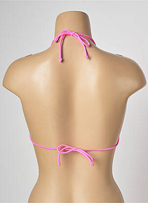 Haut de maillot de bain fermeture liens à nouer haut soutien-gorge moulé violet BANANA MOON femme