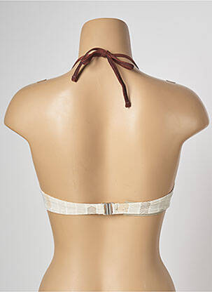 Haut de maillot de bain haut soutien-gorge moulé haut soutien-gorge moulé beige BANANA MOON femme