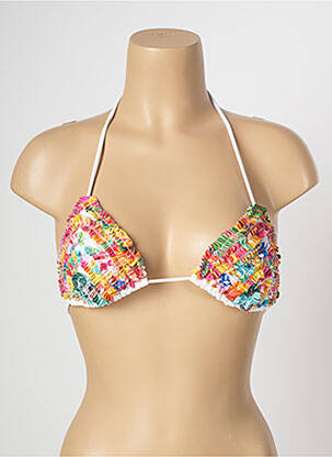 Haut de maillot de bain stretch haut triangles orange BANANA MOON femme