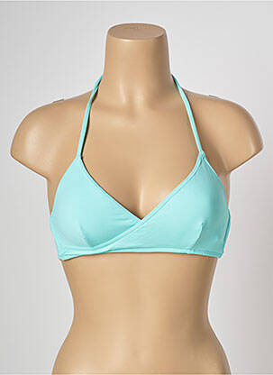 Haut de maillot de bain stretch haut triangles bleu BANANA MOON femme