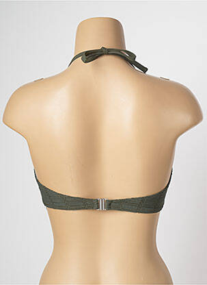Haut de maillot de bain stretch haut soutien-gorge emboitant vert BANANA MOON femme