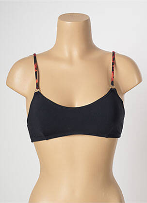 Haut de maillot de bain stretch haut soutien-gorge moulé noir BANANA MOON femme
