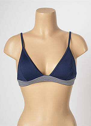 Haut de maillot de bain haut soutien-gorge moulé haut soutien-gorge moulé bleu BANANA MOON femme