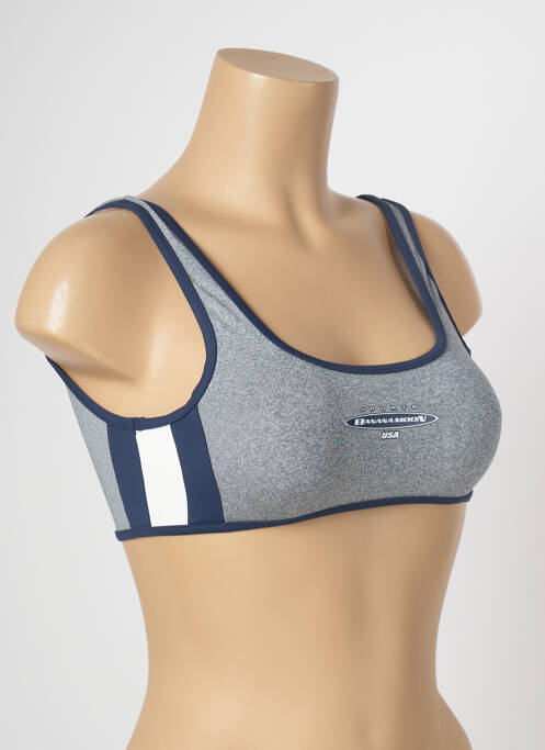 Haut de maillot de bain stretch brassieres gris BANANA MOON femme