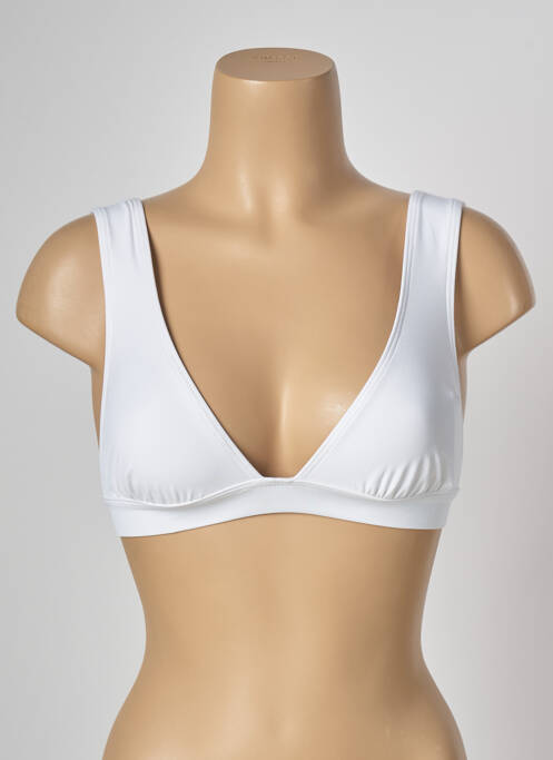 Haut de maillot de bain stretch blanc BANANA MOON femme