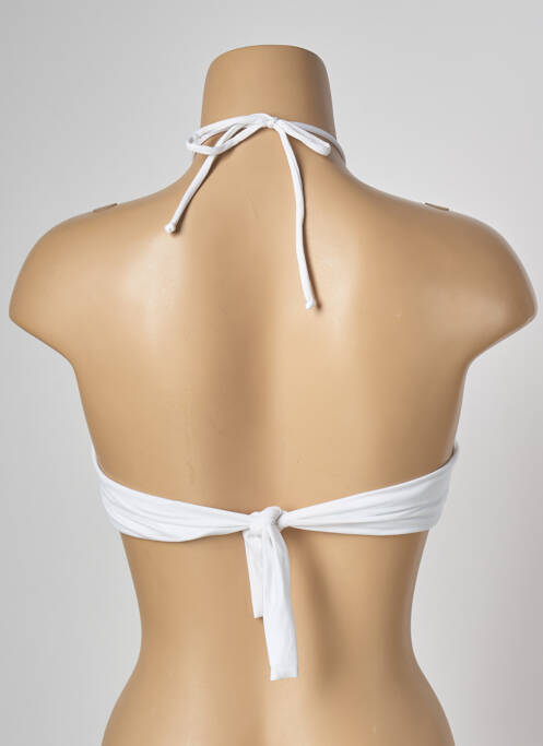 Haut de maillot de bain blanc BANANA MOON pour femme