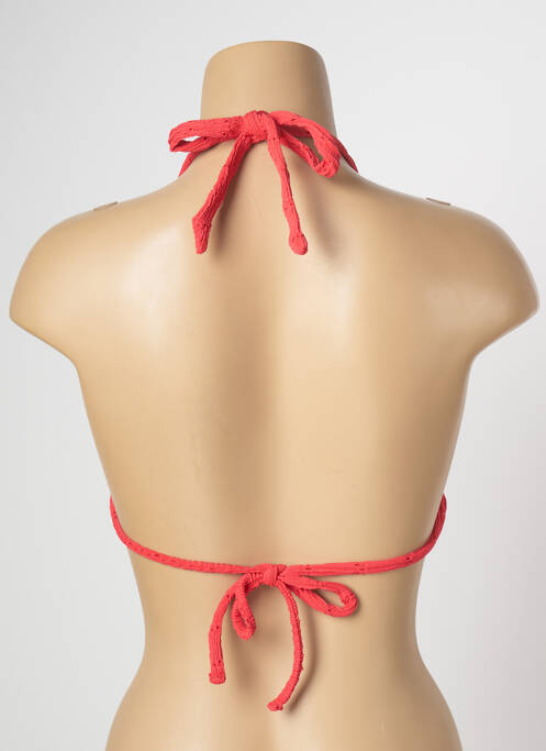 Haut de maillot de bain rouge BANANA MOON pour femme