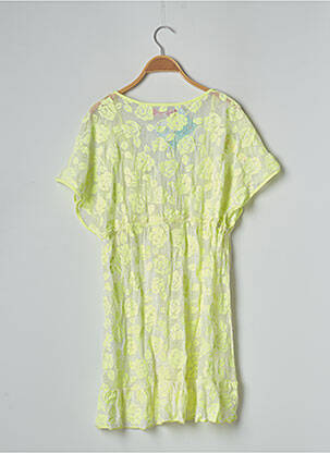 Tunique manches courtes légère et transparente vert BANANA MOON femme
