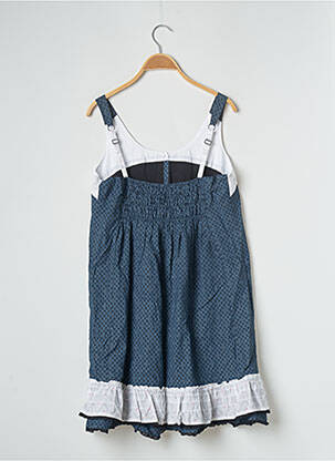 Robe courte sans manche sans manche bleu BANANA MOON femme