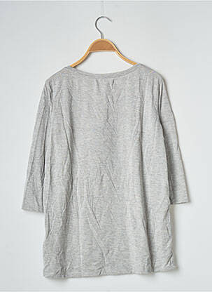 T-shirt stretch manches 3/4 gris BANANA MOON femme