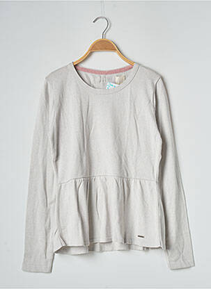 Pull stretch manches longues gris BANANA MOON femme