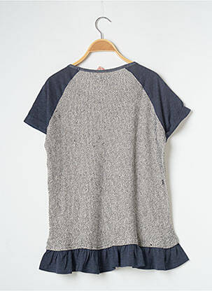 Top manches courtes manches courtes bleu KELLY ROSE femme
