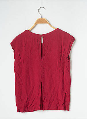 Top coupe fluide sans manche rouge BANANA MOON femme