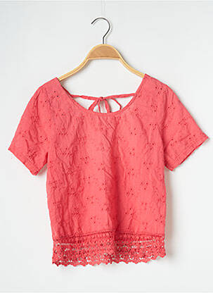 Top manches courtes manches courtes rose BANANA MOON femme
