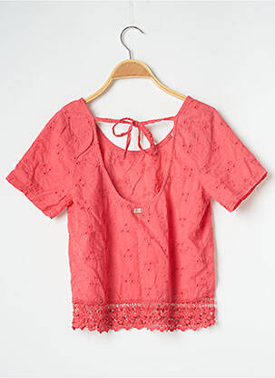 Top manches courtes manches courtes rose BANANA MOON femme