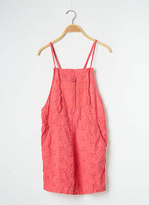 Combishort col carré fines bretelles rose BANANA MOON femme