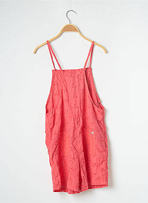 Combishort col carré fines bretelles rose BANANA MOON femme