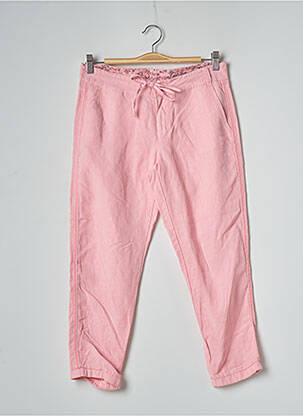 Pantalon droit taille normale taille normale rose BANANA MOON femme