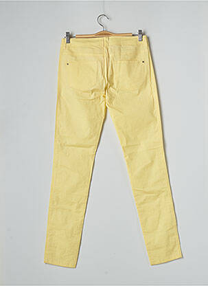 Pantalon slim stretch taille normale jaune BANANA MOON femme