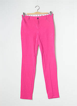 Pantalon slim stretch taille normale rose BANANA MOON femme