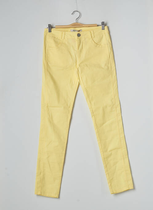 Pantalon slim jaune BANANA MOON pour femme