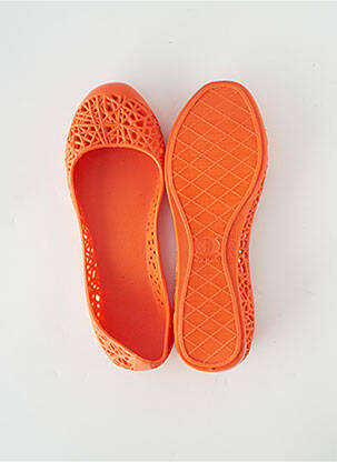 Chaussures aquatiques bout rond talon plat jusqu'à 3cm orange BANANA MOON femme
