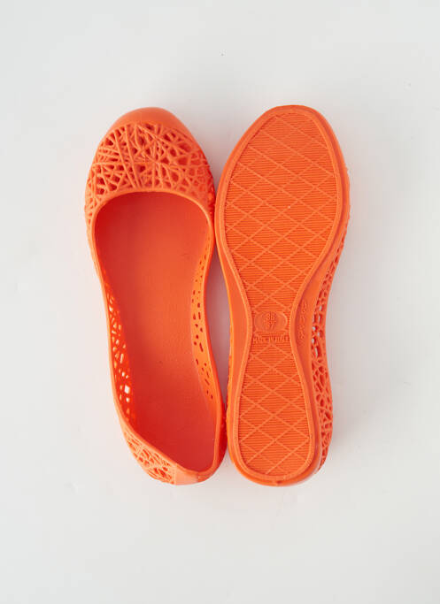 Chaussures aquatiques bout rond talon plat jusqu'à 3cm orange BANANA MOON femme
