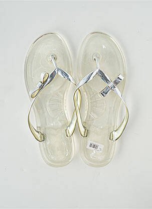 Tongs talon plat jusqu'à 3cm beige BANANA MOON femme