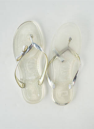Tongs talon plat jusqu'à 3cm beige BANANA MOON femme