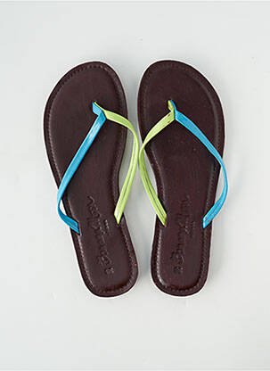 Tongs talon plat jusqu'à 3cm marron BANANA MOON femme