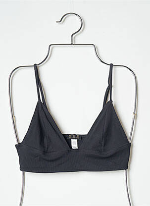 Haut de maillot de bain stretch haut triangles noir NOO femme