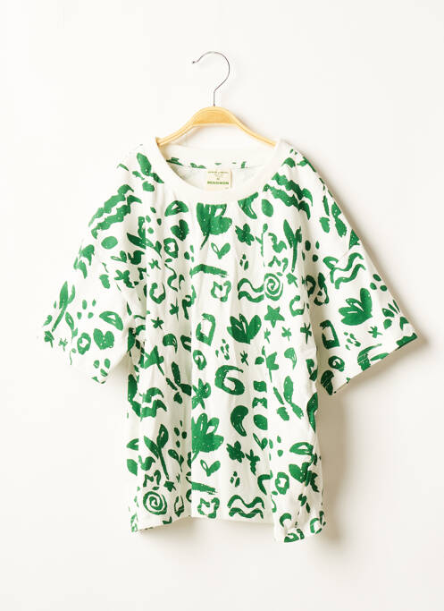 T-shirt vert GAMIN GAMINE. pour garçon