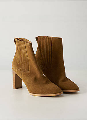 Bottines/Boots marron COSMOPARIS pour femme