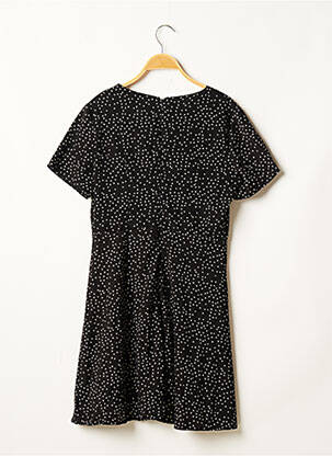 Robe courte coupe fluide manches courtes noir NOT YOUR GIRL femme