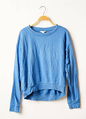 Sweat-shirt stretch manches longues bleu H&M femme