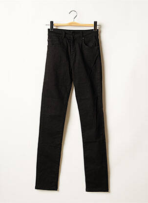 Jeans coupe slim broderie rivets taille haute noir LEE COOPER femme
