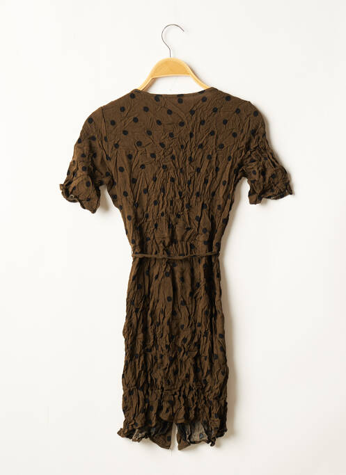 Robe courte vert MANGO pour femme