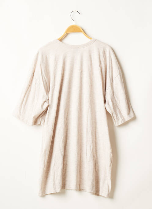 Tunique manches courtes beige ASOS pour femme