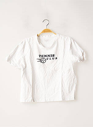 T-shirt coupe droite manches courtes blanc MON PETIT PONEY femme