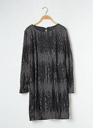 Robe courte manches longues manches longues noir VERO MODA femme