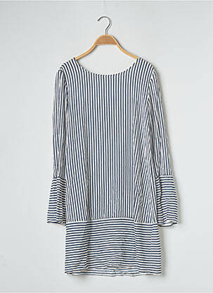 Robe courte coupe fluide manches longues bleu VILA femme