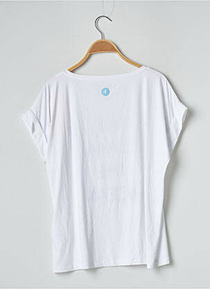 Top stretch manches courtes blanc SAVE THE DUCK femme